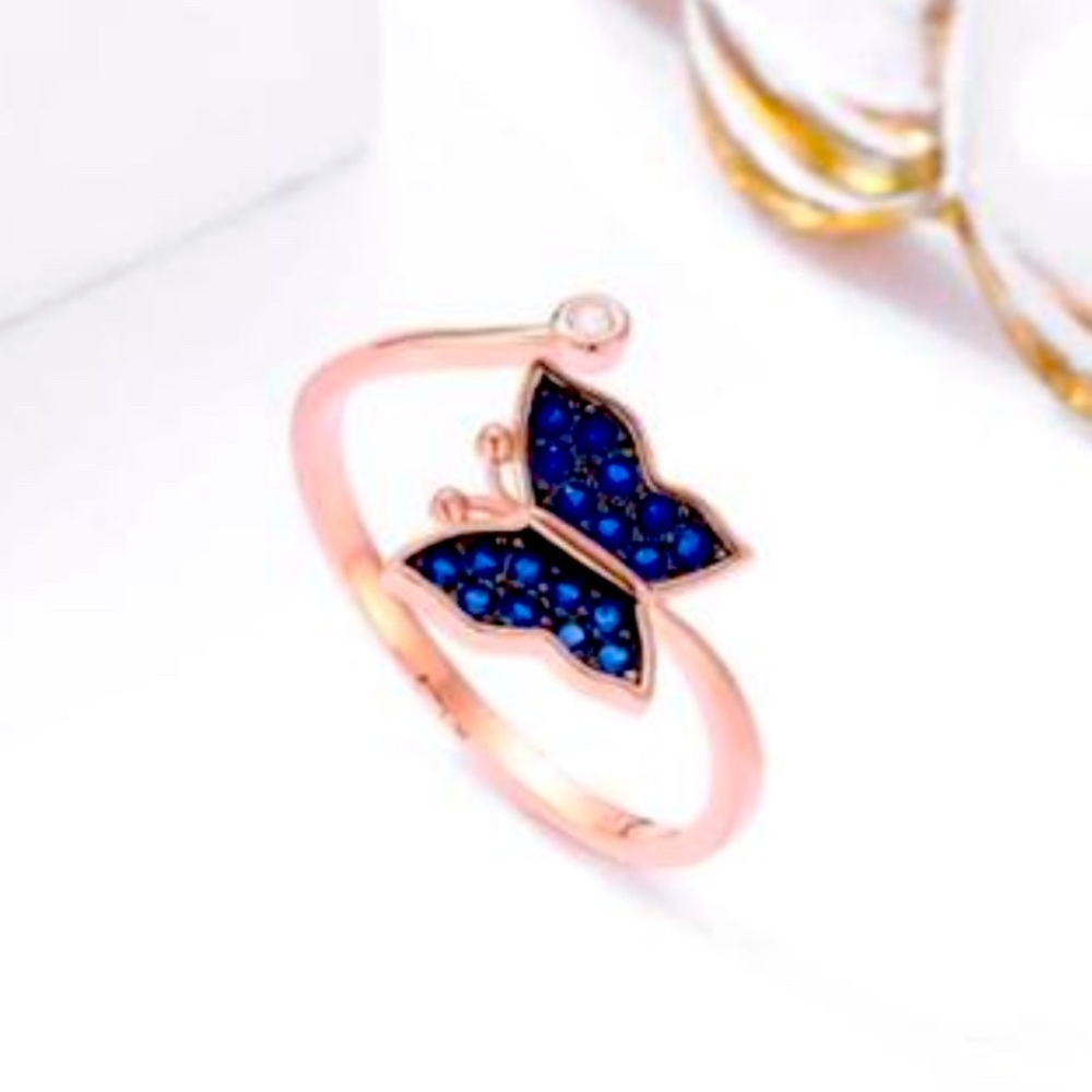 Butterfly female Sterling silver 925ring